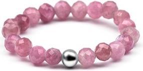 Immagine prodotto Agato Mineral Ring With Pink Tourmaline Pol-R19 (52)