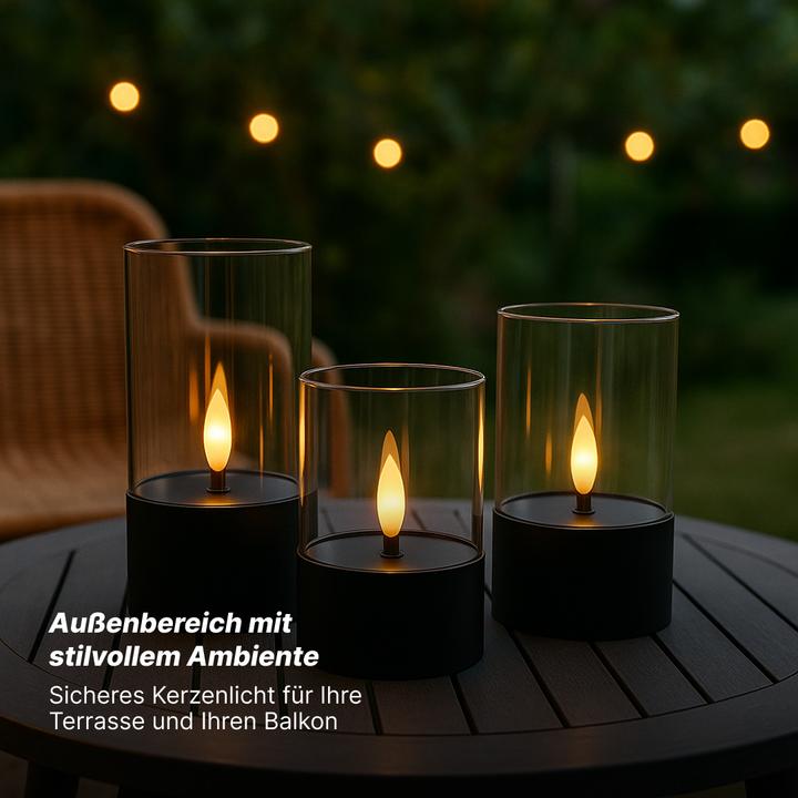 Actual product image Brilliant LED outdoor table lamp (3 x)