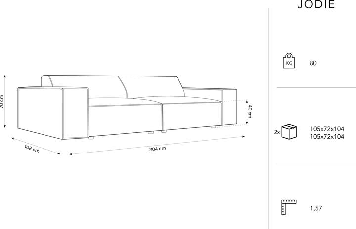 Produktbild Micadoni Jodie (4-Sitzer, 3-Sitzer, 2-Sitzer)