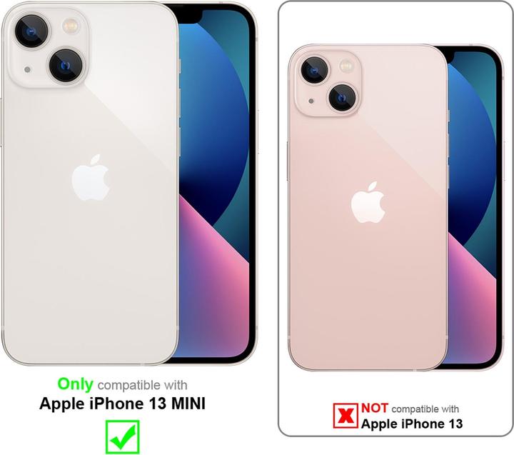 Produktbild Cadorabo 3 Kartenfächer Hülle (Apple iPhone 13 mini)