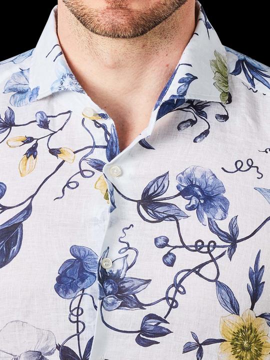 Produktbild Joop! Joop Pejos Linen Shirt Flower Print white 404 (L)