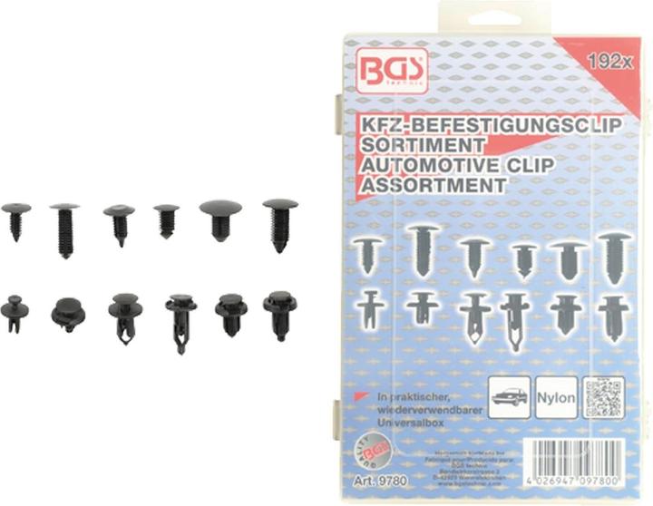 Produktbild BGS Kfz-Befestigungsclip-Sortiment