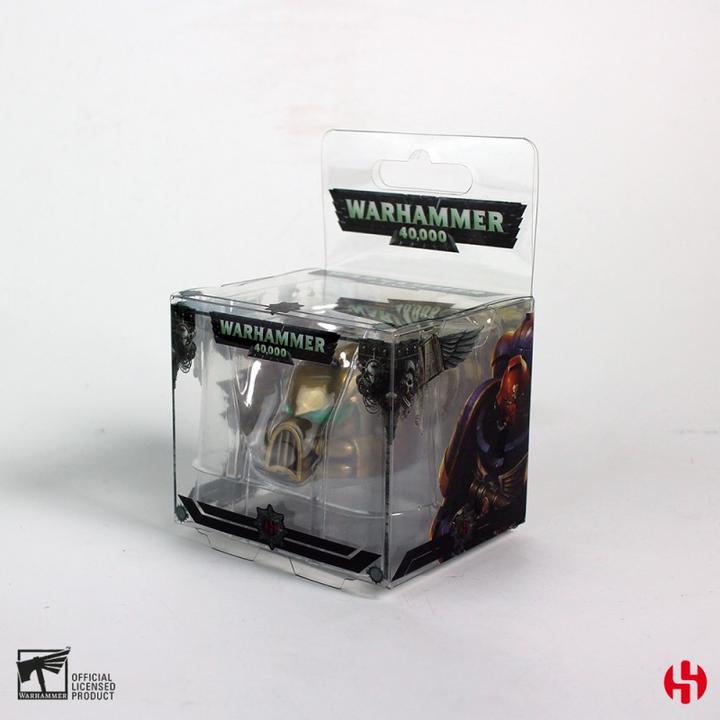 Image du produit Semic Warhammer 40K porte-clés métal Space Marine MKVII Helmet Gold
