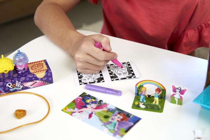 Actual product image Polly Pocket UN-BOX-IT Popcorn Box Playset
