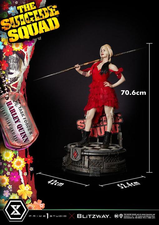 Image du produit Prime 1 Studio The Suicide Squad statuette 1/3 Harley Quinn Bonus Version 71 cm