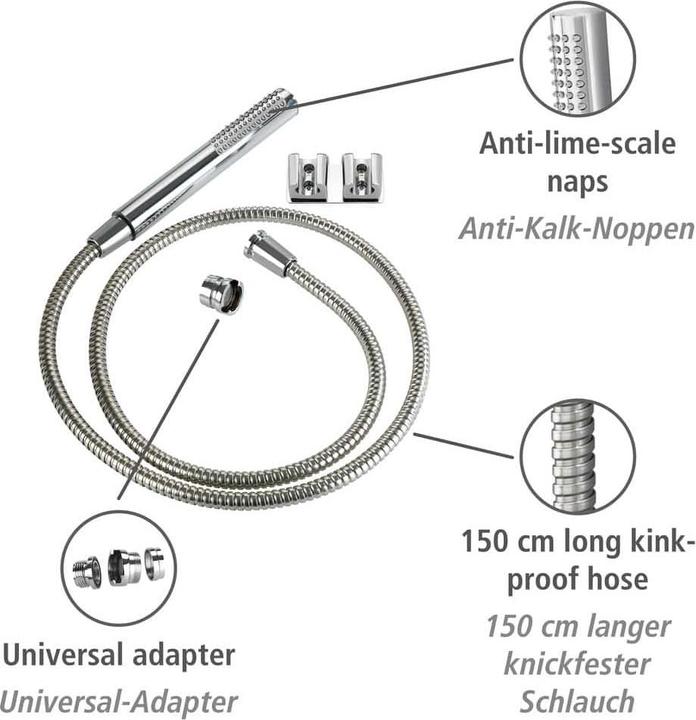 Actual product image Wenko Washbasin shower