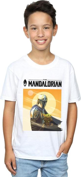 Immagine prodotto Star Wars The Mandalorian The Child Two Moons Maglietta Ragazzi (152, 158)