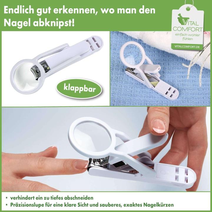 Vital Comfort Coupe-ongles avec loupe
