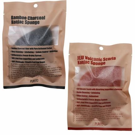 Produktbild Purito Konjac Sponge Jeju Volcanic (Reinigungstücher)