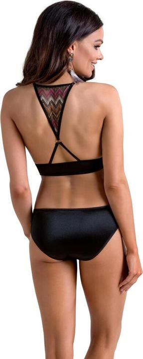 Image du produit Casmir Bralette et slip en satin avec motif en zigzag (S, M)