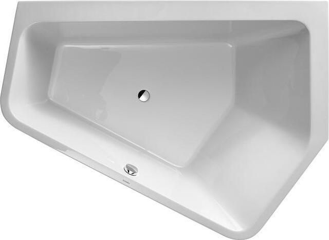 Duravit Badewanne PAIOVA 5 Ecke rechts, 1900x1400mm weiss (267 l, 190 cm, 140 cm)
