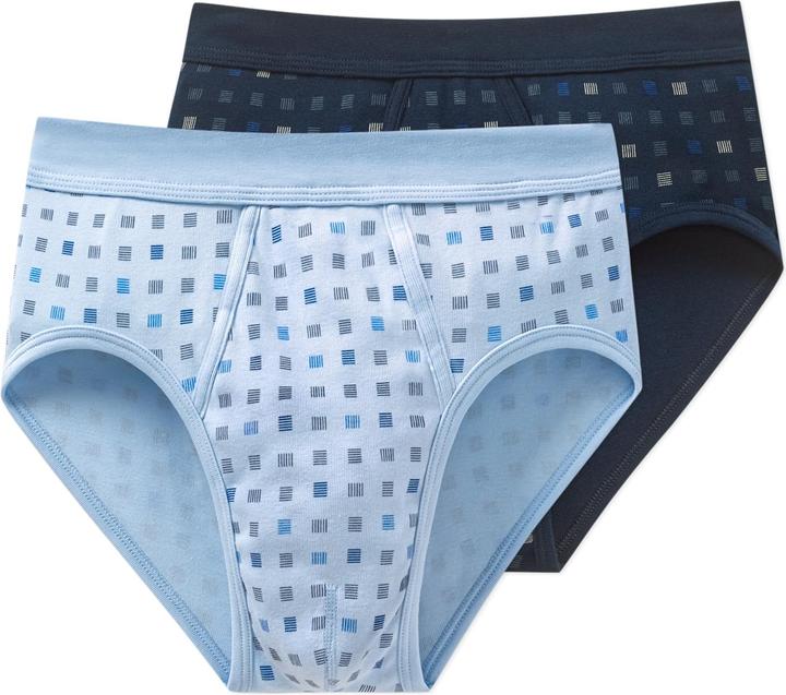 Image du produit Schiesser Lot de 2 slips / caleçons à fines côtes Cotton Essentials (XXL, lot de 2)
