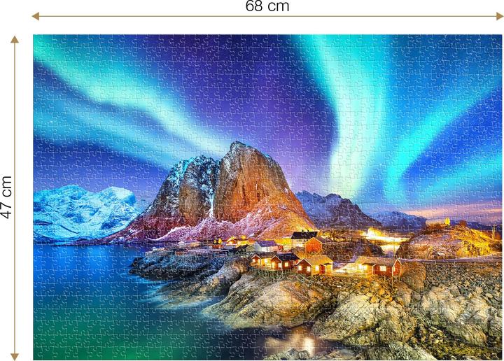 Immagine prodotto D-Toys Puzzle 1000 pieces - Aurora Borealis, Norway (1000 pezzi)