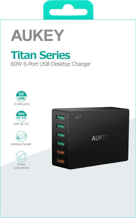 Actual product image Aukey Titan PA-T11 (60 W)