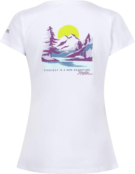 Actual product image Regatta Womens/Ladies Breezed IV Back Print T-Shirt (52 D)