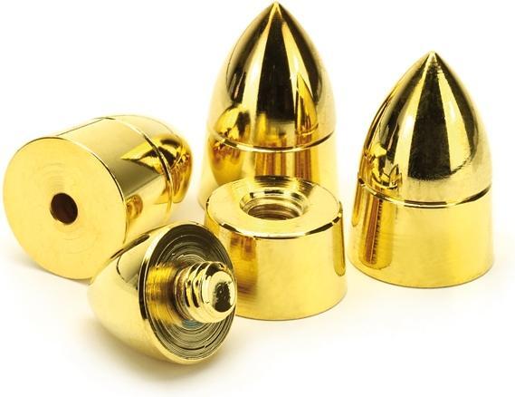 Immagine prodotto Dynavox Set di 4 basi per altoparlanti e dispositivi SubWatt in ottone (Interruttore audio)