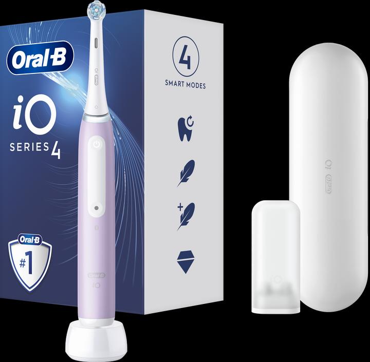 Produktbild Oral-B Braun iOG4.1A6.1DK iO4 Elektrische Zahnbürste Lavendel (Oszillierende Zahnbürste)