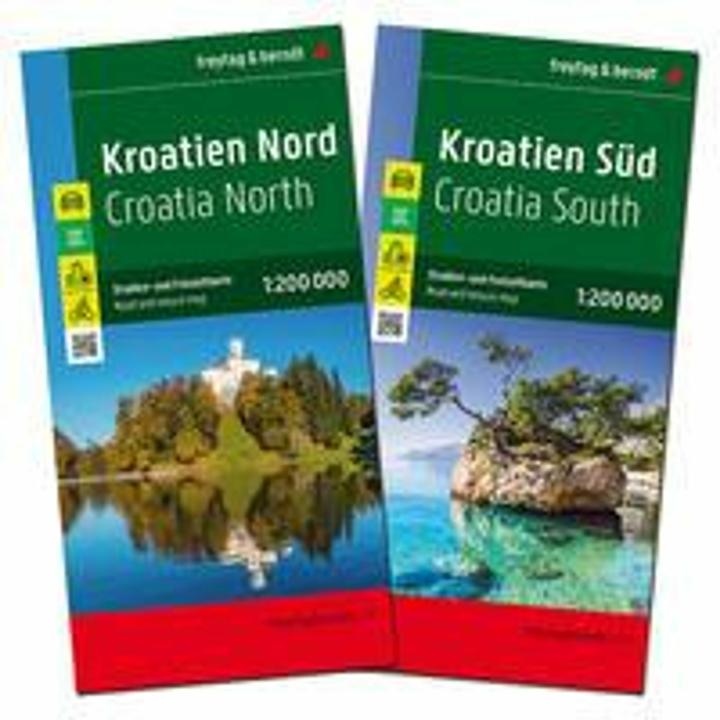 Produktbild Kroatien, Strassenkarten-Set 1:200.000