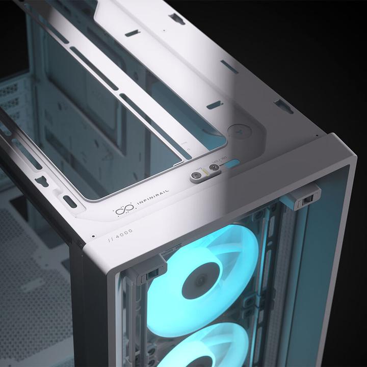 Produktbild Corsair 4000D FRAME RS ARGB WHT MID CASE (Mini-ITX, ATX, E-ATX, mATX)