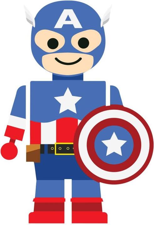 Produktbild Trenddeko Captain America Spielzeug (68 x 100 cm)