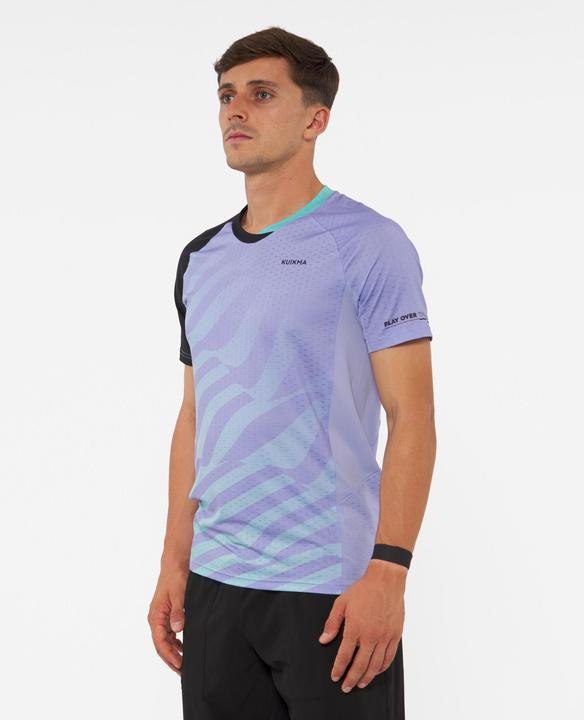 Actual product image Kuikma Men's Padel T-Shirt short sleeve - PTS 900 purple (XL)