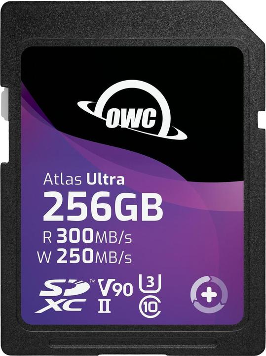 OWC Atlas Ultra SDXC V90 UHS-II Memory Card 256GB (256 GB, SDXC, U3, UHS-II)