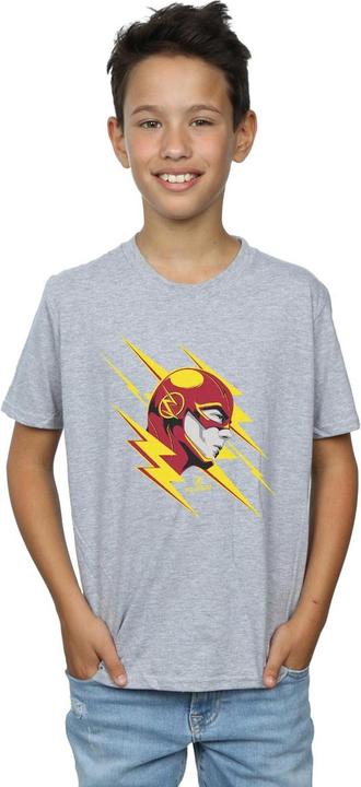 Actual product image Boys The Flash Lightning Portrait T-Shirt (140, 146)