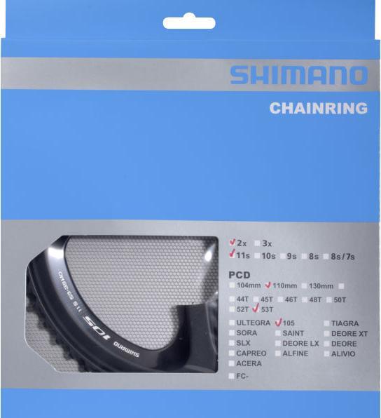 Produktbild Shimano 105 FC-5800 Kettenblatt MD 110 mm (53)