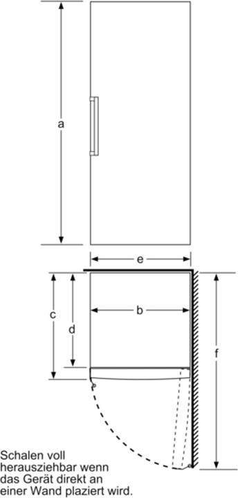 Actual product image Bosch Hausgeräte GSN54AWCV (Stand-alone, 328 l)