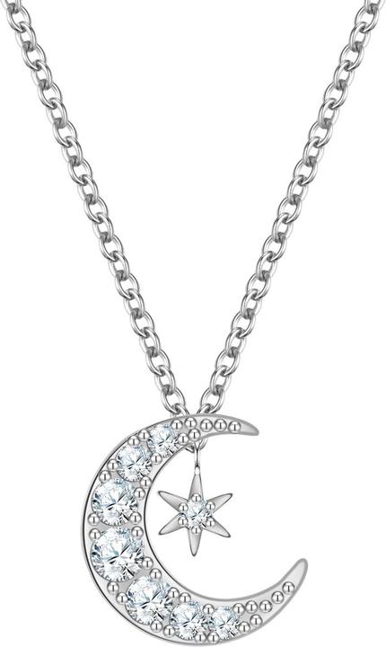 Immagine prodotto Rafaela Donata Collana da donna luna/stella in argento sterling - 35322 (Argento)