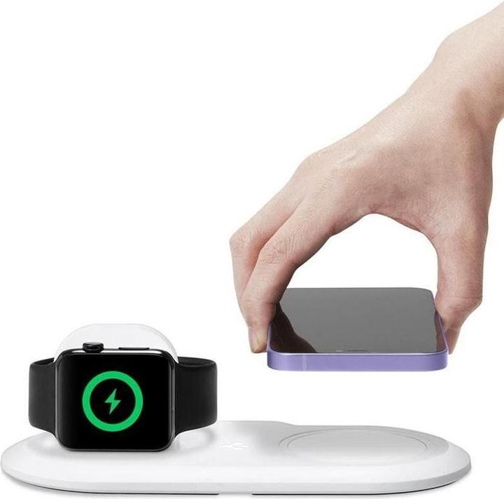 Produktbild Spigen Magfit Duo Apple Magsafe & Watch Charger Stand (5 W)