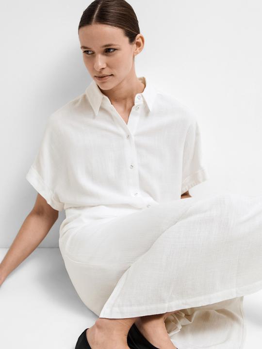 Actual product image Selected Femme Cropped short sleeve shirt (42)