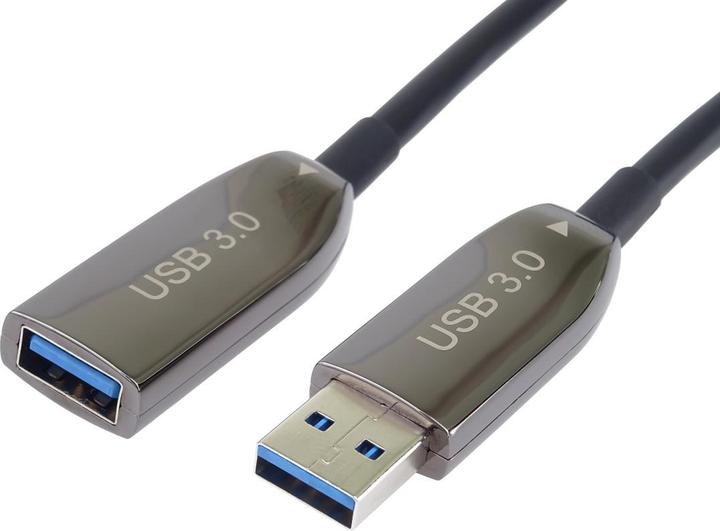 Produktbild PremiumCord USB 3.0 prodlužovací optický AOC kabel A/Male - A/Female 10m (10 m, USB 3.2 Gen 1)