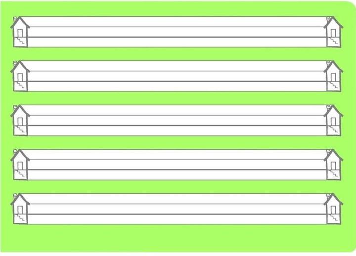 Energy Label Oxford Writing book A5 landscape (A5, Lined, Soft cover)