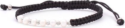 Produktbild Beneto Laceack kabbalah bracelet with real pearls AGB550