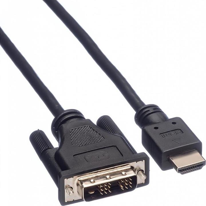 Produktbild Roline DVI| HDMI (Typ A) — DVI| HDMI (Typ A) (1 m, DVI, HDMI)