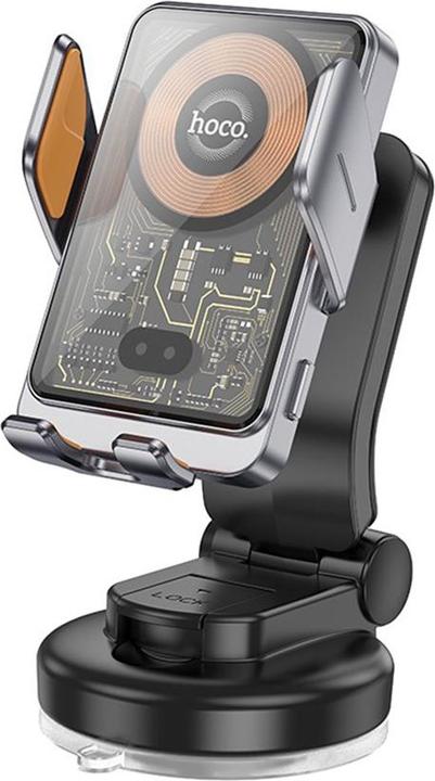 Actual product image Hoco Wireless Car Charger HW8, 15W, 1.67A, black