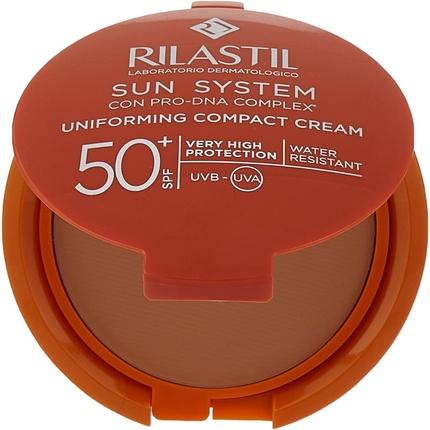 Produktbild Rilastil Sun System Uniform Compact Creme Spf50 Farbton 03 Bronze 10g (Sonnencreme, SPF 50)