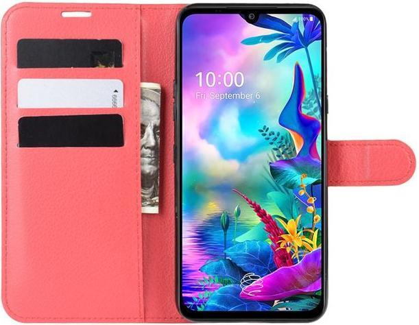 Actual product image MU Classic Litchi Leather Bookcover Series (G8X ThinQ)