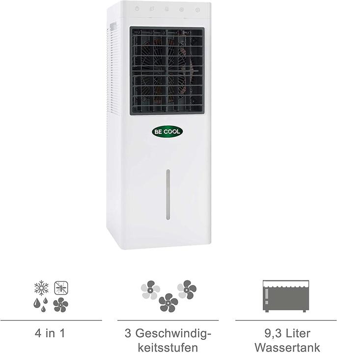 Immagine prodotto Be Cool Raffreddatore d'aria 4in1, a 3 stadi (10 m²)