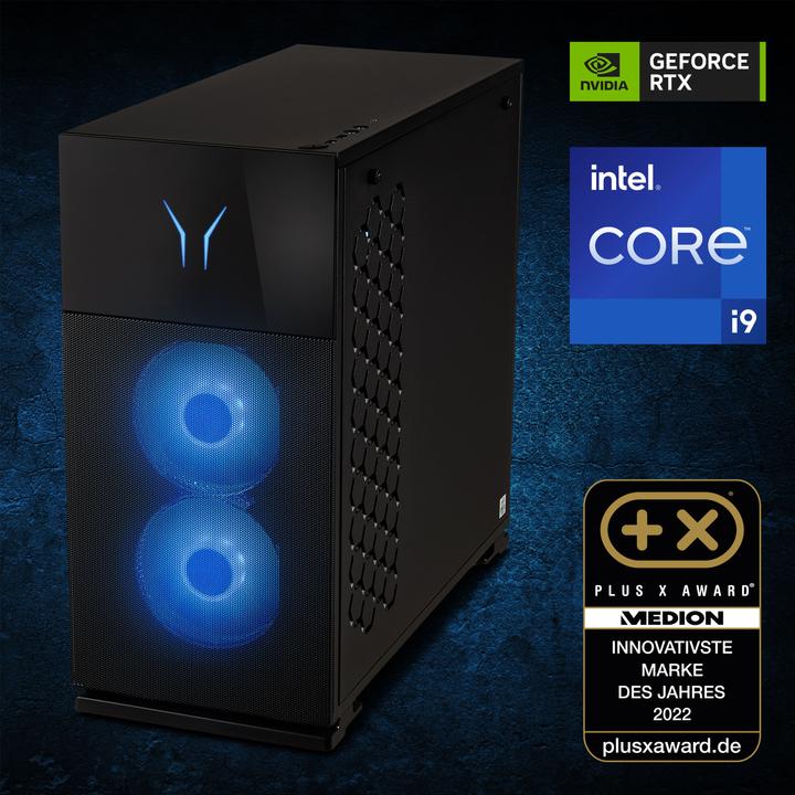 Actual product image Erazer Gaming PC Hunter X30 (MD35275) (Intel Core i9-14900, 32 GB, 1000 GB, GeForce RTX 4080 SUPER)