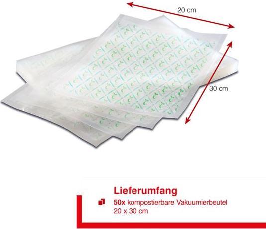 Actual product image Solis ECO Vacuum bags 20 x 30cm (50 x)