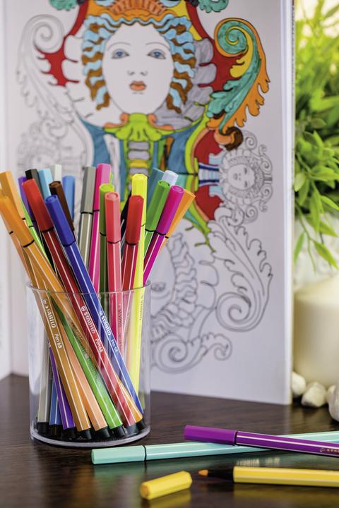 Actual product image STABILO Pen 68 Premium felt-tip pen (Multicoloured, 30 x)