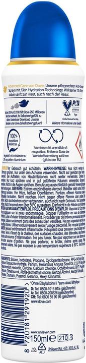Produktbild Dove advanced Care original Anti-Transpirant-Spray 150 ml (Spray, 150 ml)
