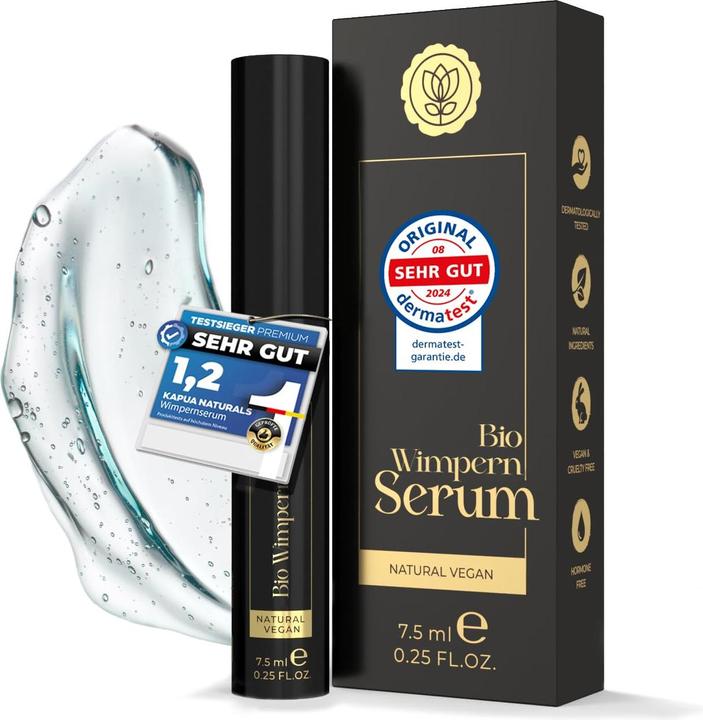 Actual product image Kapua Naturals Eyelash serum (7.50 ml)