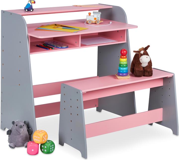 Relaxdays Tavolo per bambini da 2 pezzi (Tavolo per bambini)