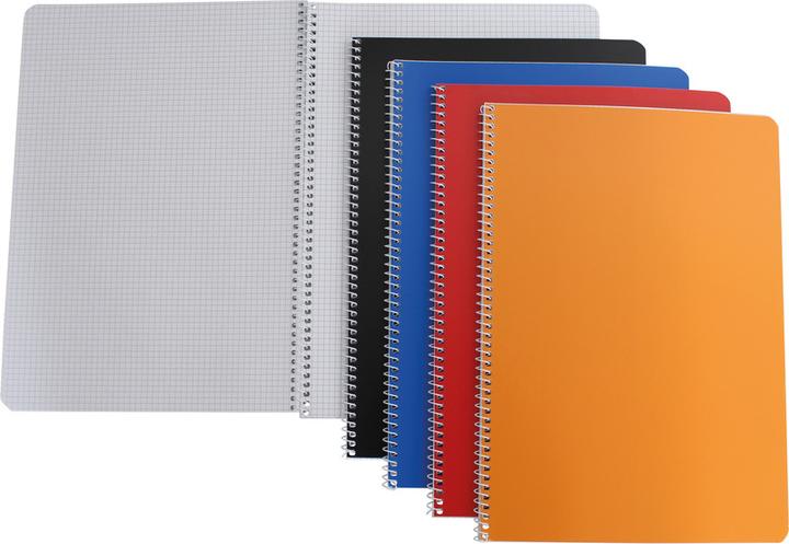 Actual product image Naturaline Spiral notebook (A5, Checked)