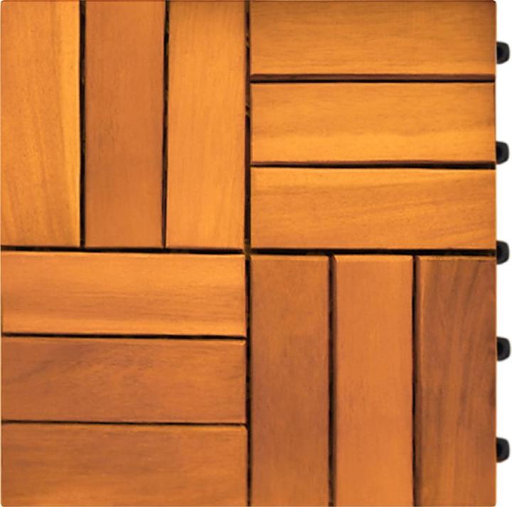Image du produit Casaria Dalle en bois (1 x, 30 x 30 cm)