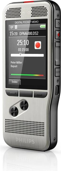 Actual product image Philips Pocket Memo DPM6700 dictation and playback set