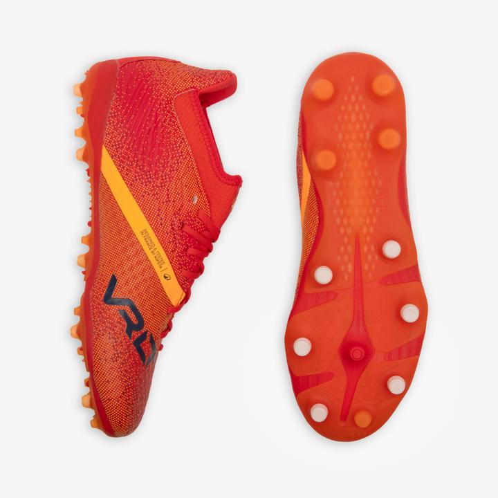 Immagine prodotto Kipsta Kids' Lace-Up Football Boots Viralto III FG - Red (33)